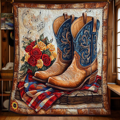 Cowboy Boots WY1112003CL Quilt Blanket
