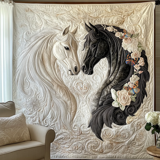 Twin Horses WG2112009CL Quilt Blanket
