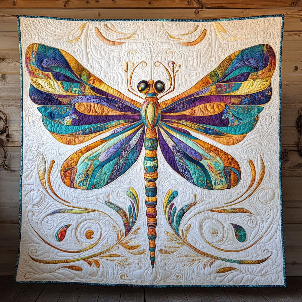 Magic Dragonfly CW2705514CL Quilt Blanket