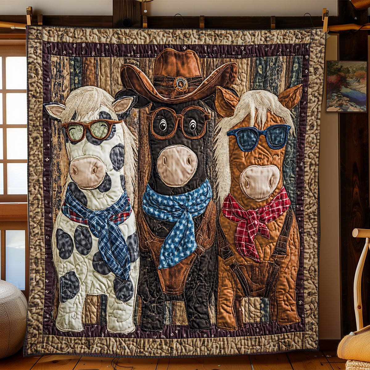 Cowboy WY1701034CL Quilt Blanket