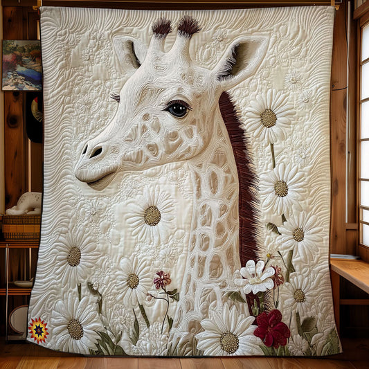 White Giraffe WY1112025CL Quilt Blanket
