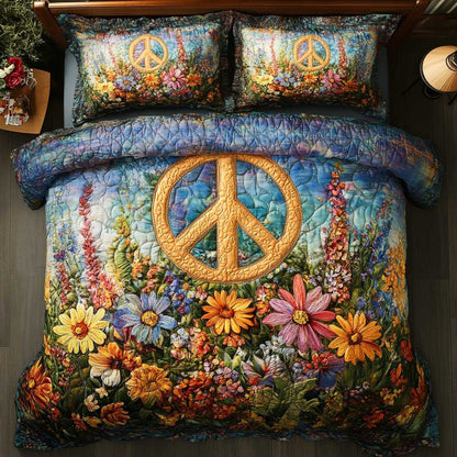 Garden Of Peace WN1202035CL Quilted Bedding Set