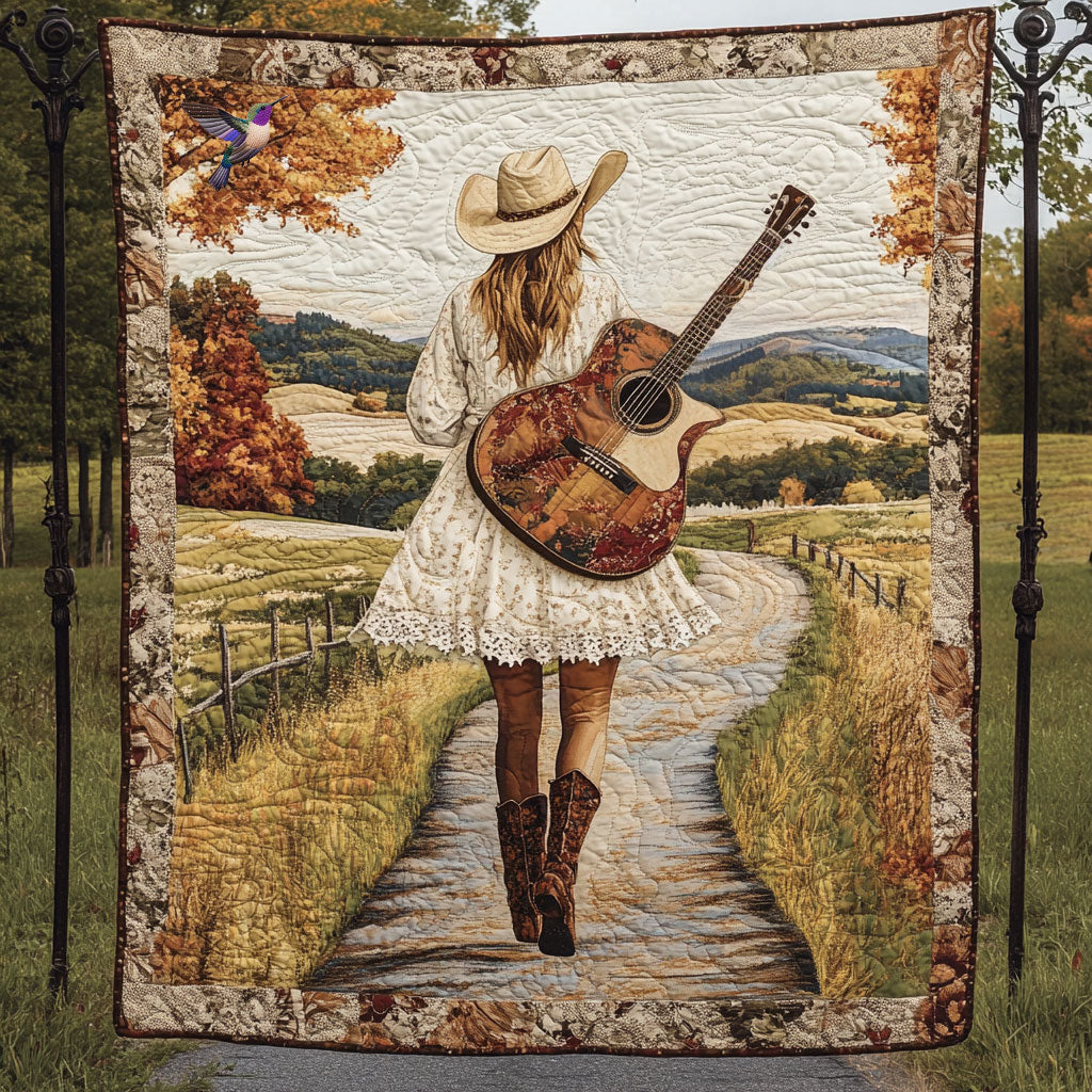 Cowboy Girl WU1210014CL Quilt Blanket