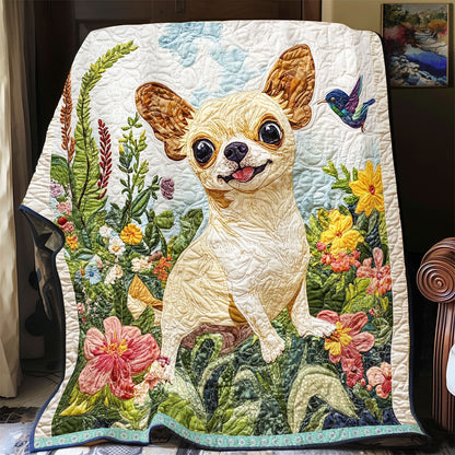 Happy Chihuahua WX1812020CL Quilt Blanket