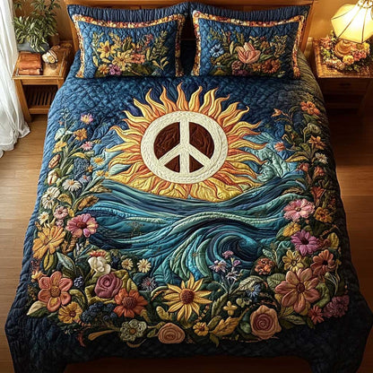 Sunrise Peace WN1202044CL Quilted Bedding Set