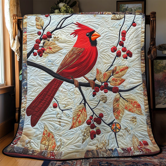 Songbirds of the Winter Forest YR2812008CL Quilt Blanket