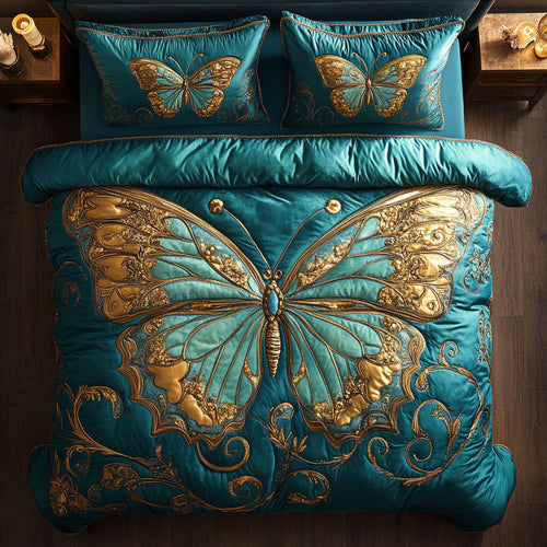 Butterfly WX2702003CL Quilted Bedding Set