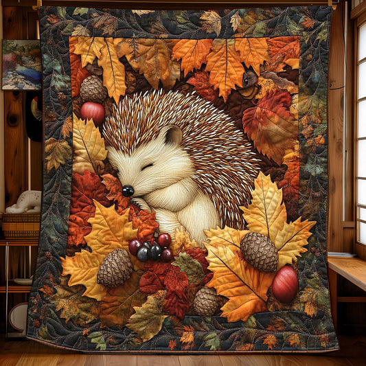Sleeping Hedgehog WP0701025CL Quilt Blanket