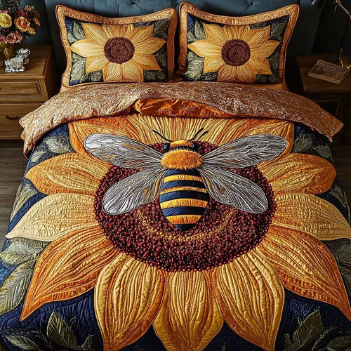 Nature’s Bee WN1202021CL Quilted Bedding Set