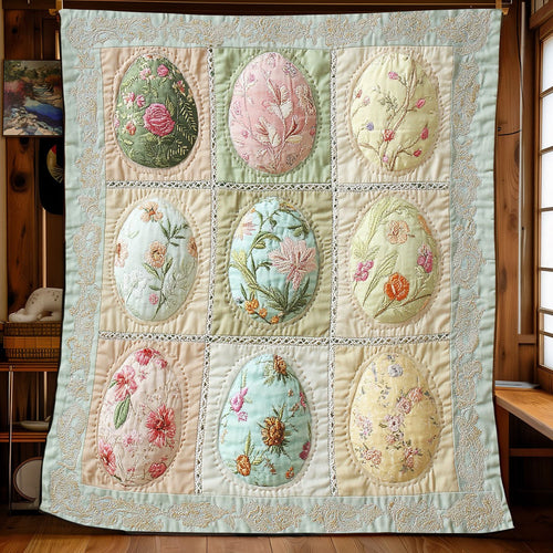 Easter Eggs XB2003004CL Quilt Blanket