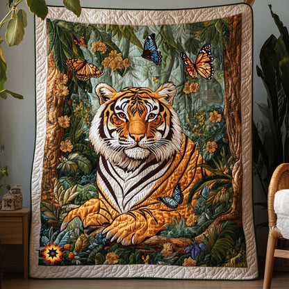 Tiger Forest WX0811036CL Quilt Blanket