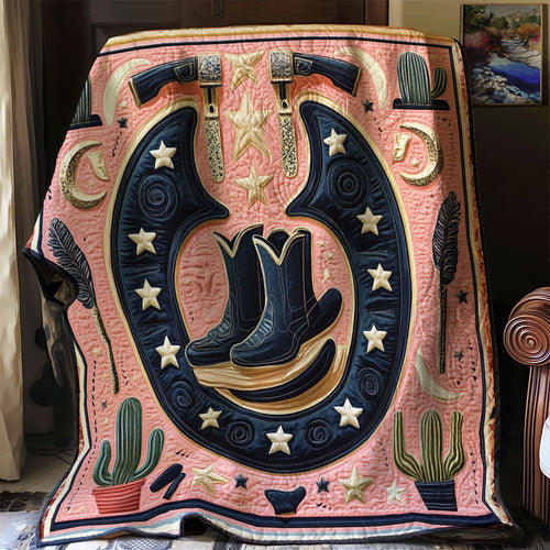 Cowgirl WJ0302001CL Quilt Blanket