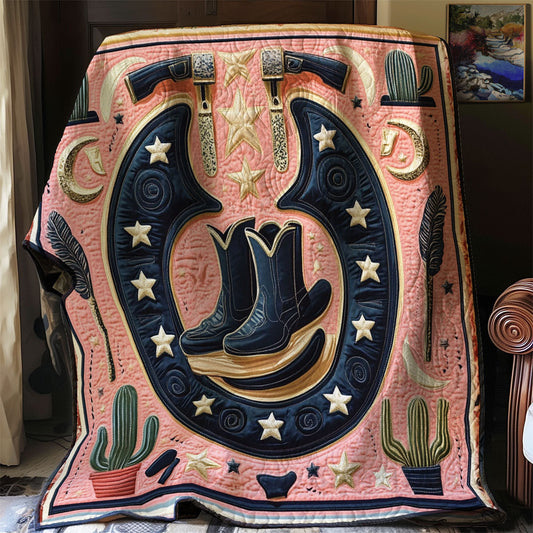 Cowgirl WJ0302001CL Quilt Blanket
