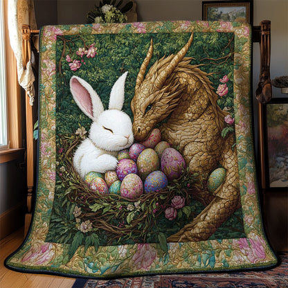 Dragon And Rabbit Harmony WN1501037CL Quilt Blanket