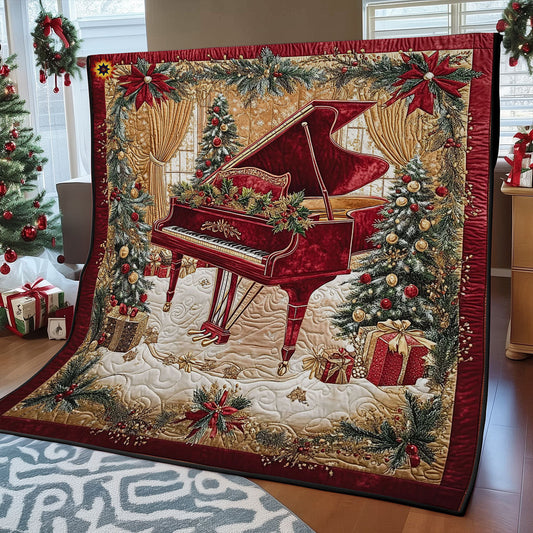 Christmas Piano WY1612005CL Quilt Blanket