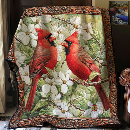 Cardinal Symphony WJ2112005CL Quilt Blanket