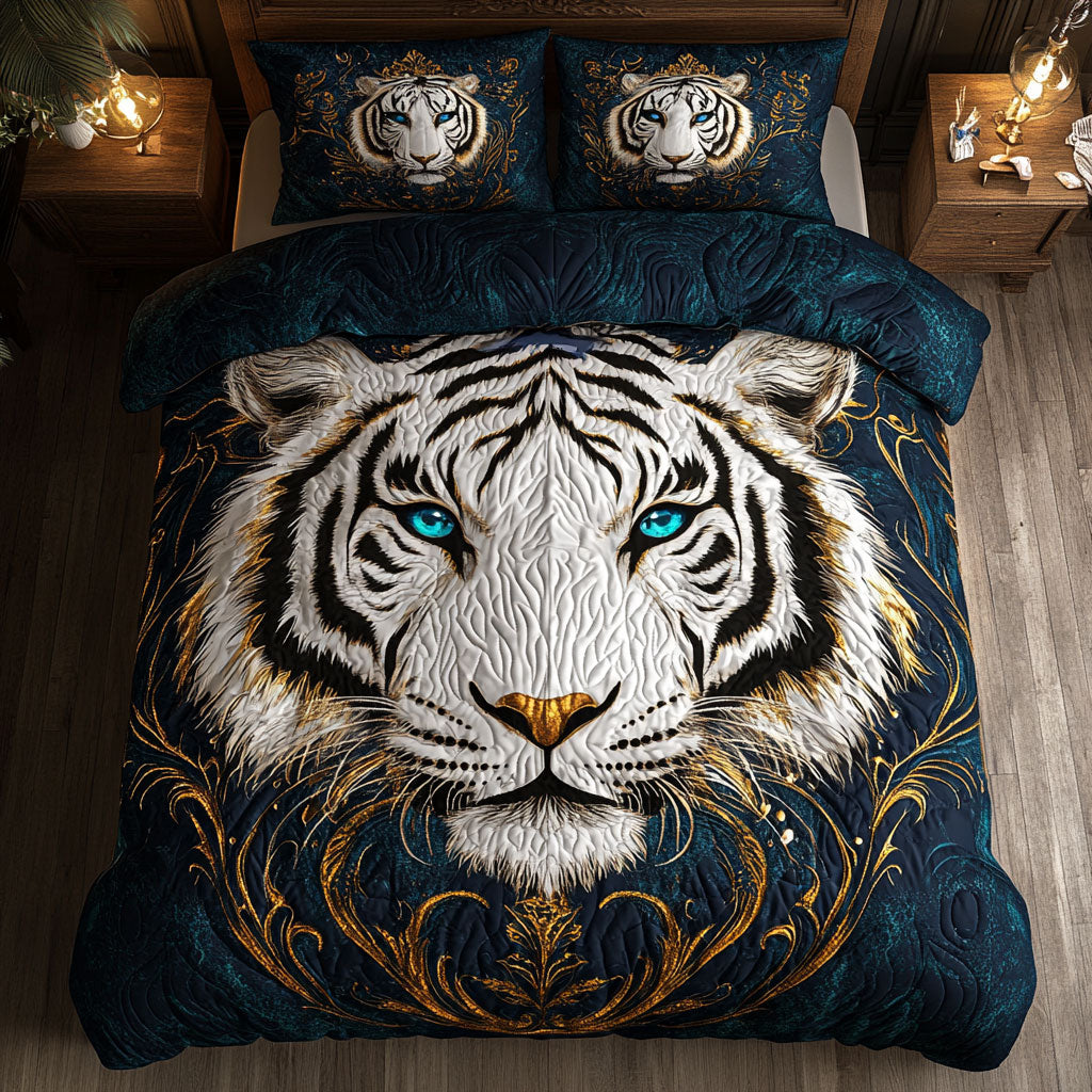 White Tiger WY1802073CL Quilted Bedding Set