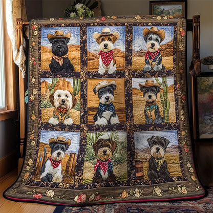 Schnauzer's West WN0901010CL Quilt Blanket