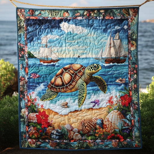 Turtle Sea WT0501002CL Quilt Blanket