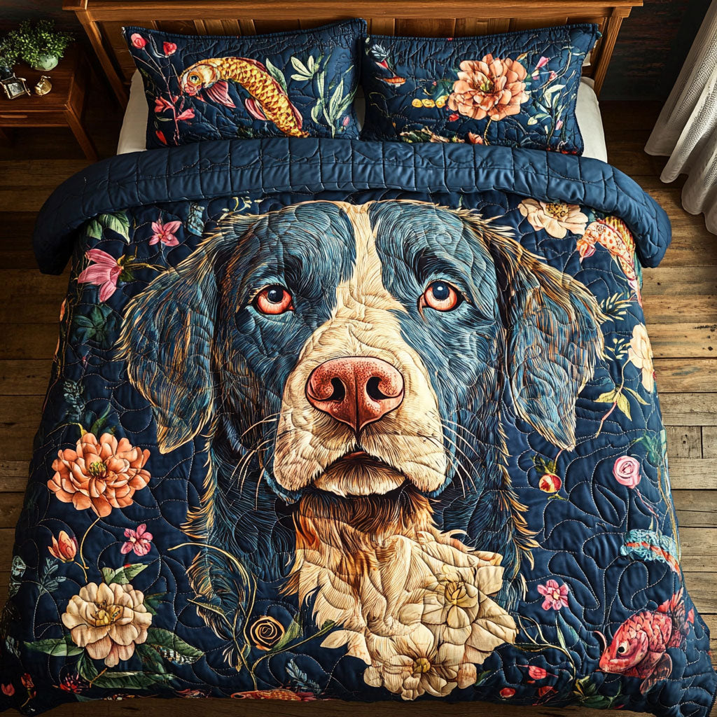 Dog Flower WT1403057CL Duvet Cover Set