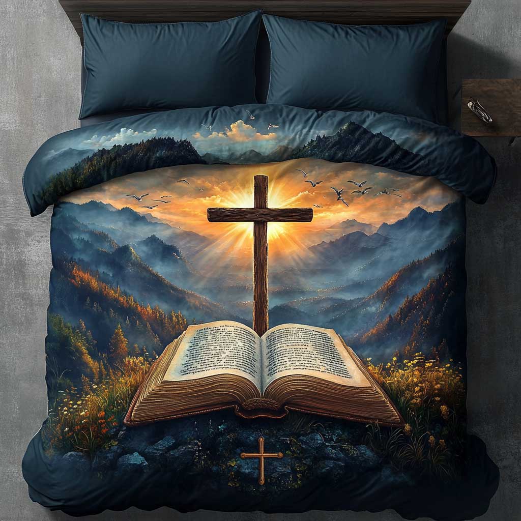 Christianity Gospel Light WN0603028CL Quilted Bedding Set