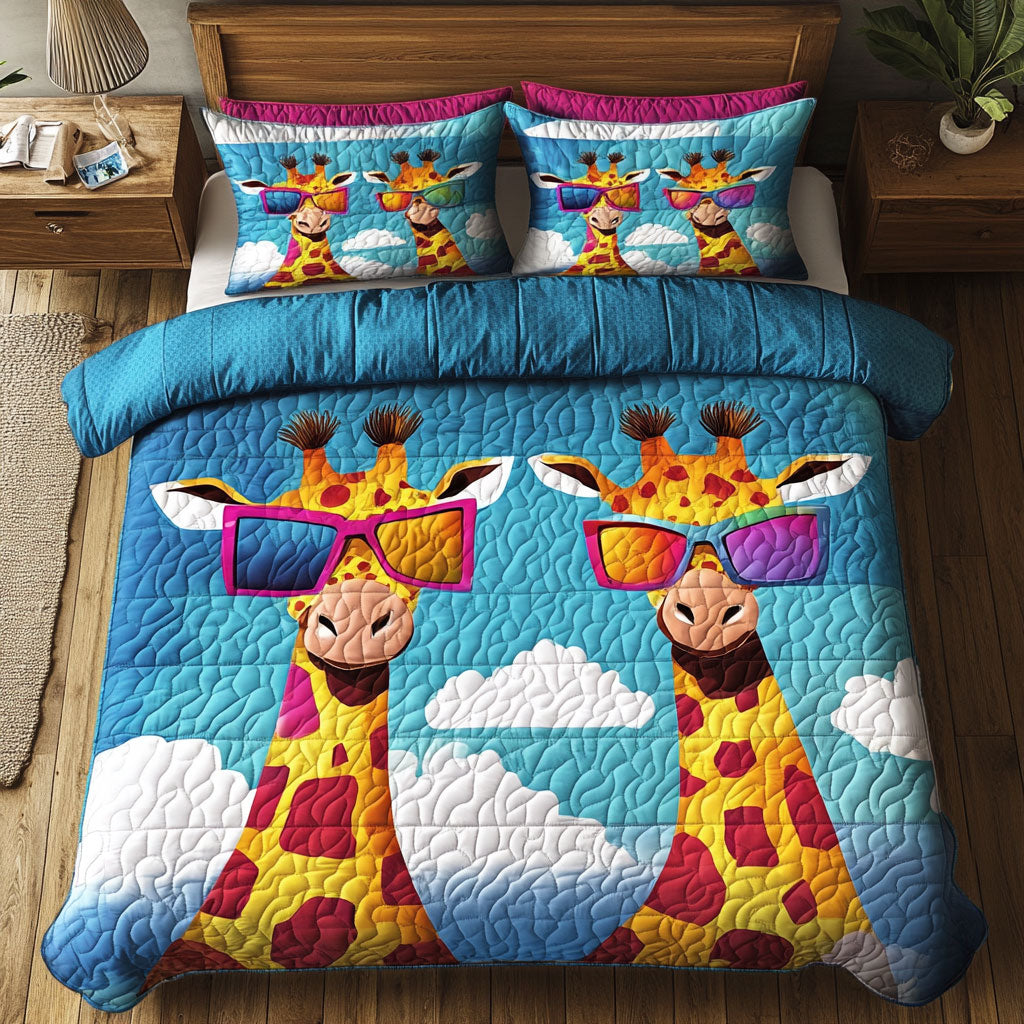 Couple Giraffes WT1403062CL Duvet Cover Set