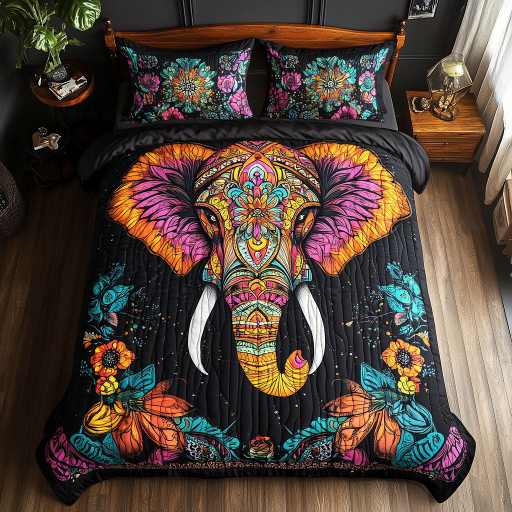 Elephant Mandala WT2101005CL Duvet Cover Set