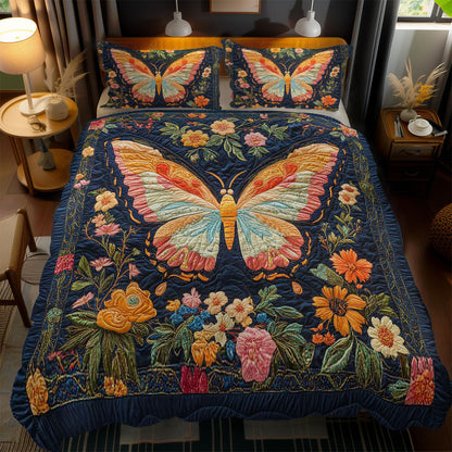 Butterfly Meadow WN1002052CL Quilted Bedding Set