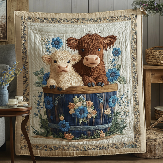 Meadow Friends YR2001048CL Quilt Blanket