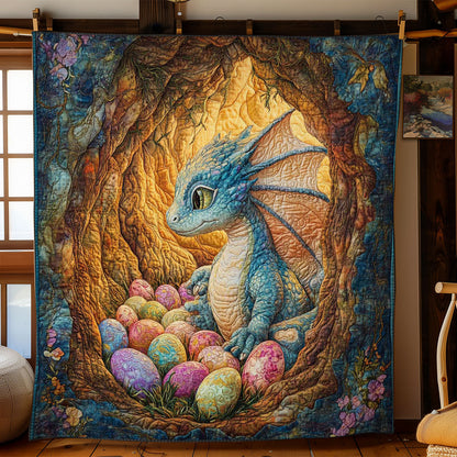 Easter Dragon Hatchling WN1501031CL Quilt Blanket