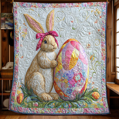 Bunny’s Easter XB2702025CL Quilt Blanket