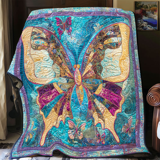 Abstract Butterfly WY1302019CL Quilt Blanket