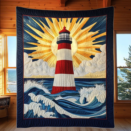 Ocean Lighthouse CW1208058CL Quilt Blanket