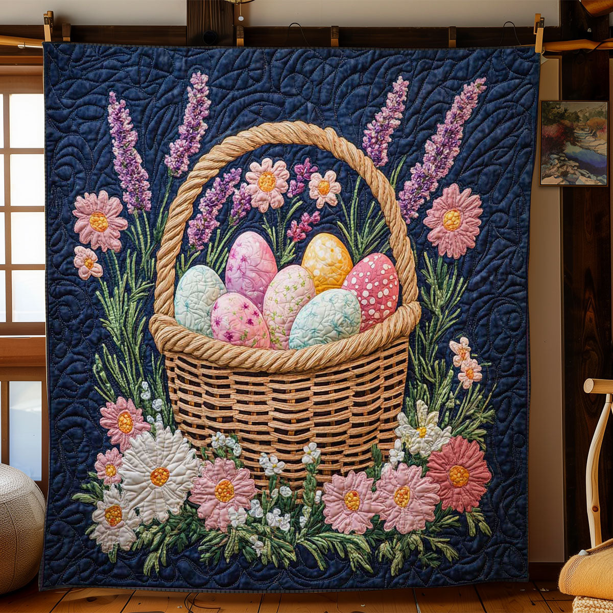 Easter Basket Magic WN1501019CL Quilt Blanket