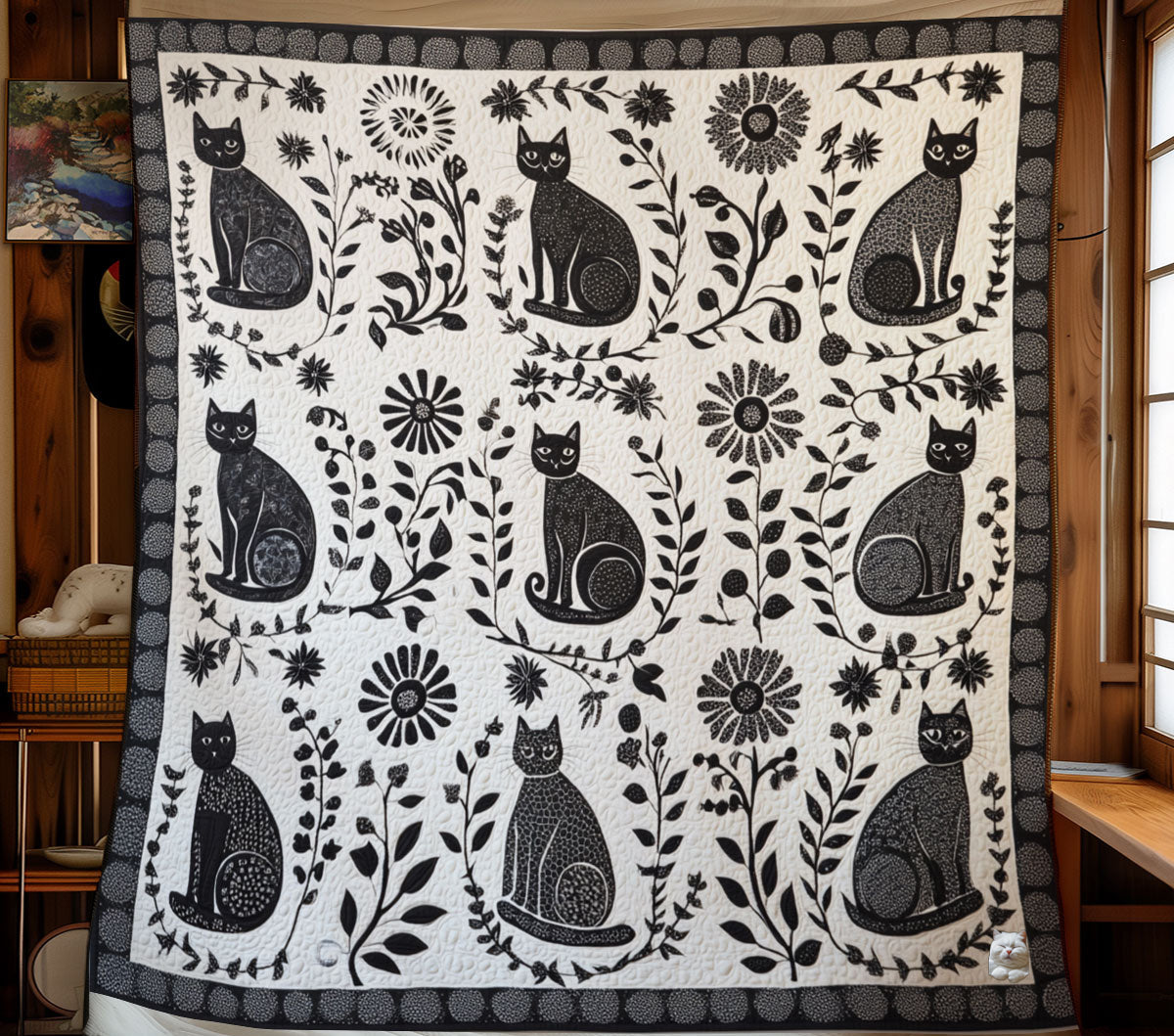 Cat WU2310014CL Quilt Blanket