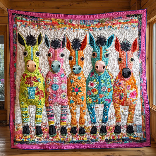 Fancy Donkey CW2508043CL Quilt Blanket
