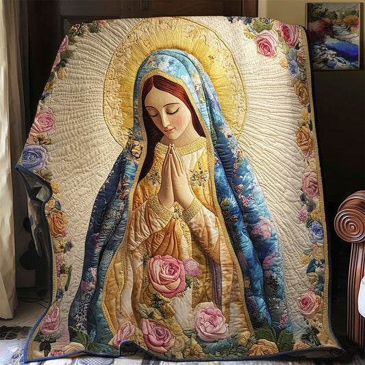 Blessed Mother WX1701018CL Quilt Blanket