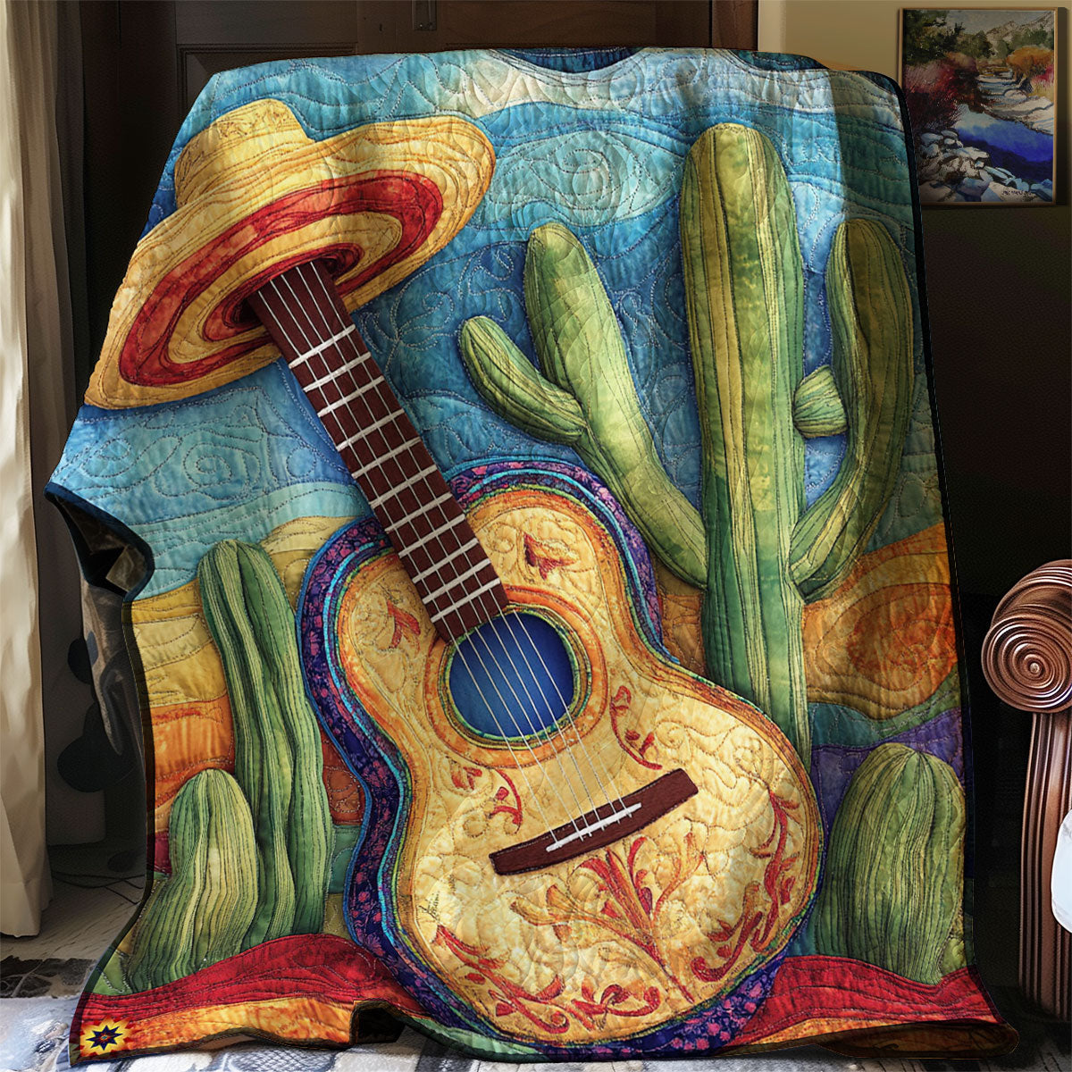 Rodeo Serenade WJ2412015CL Quilt Blanket