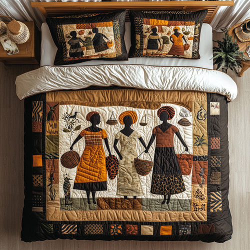 Beauty Of African Women WY2802117CL Duvet Cover Set