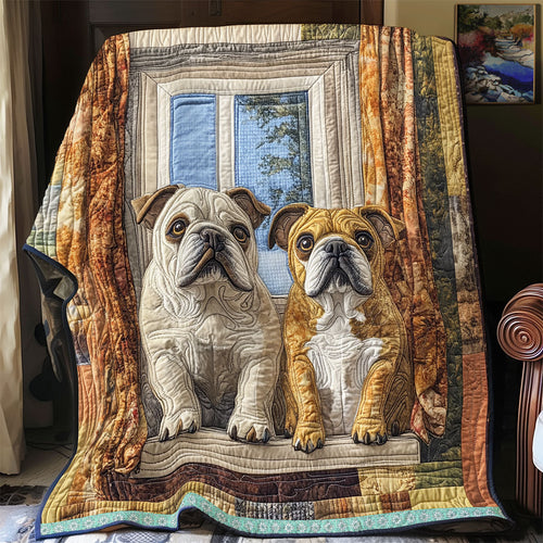 Bulldogs WX1812008CL Quilt Blanket
