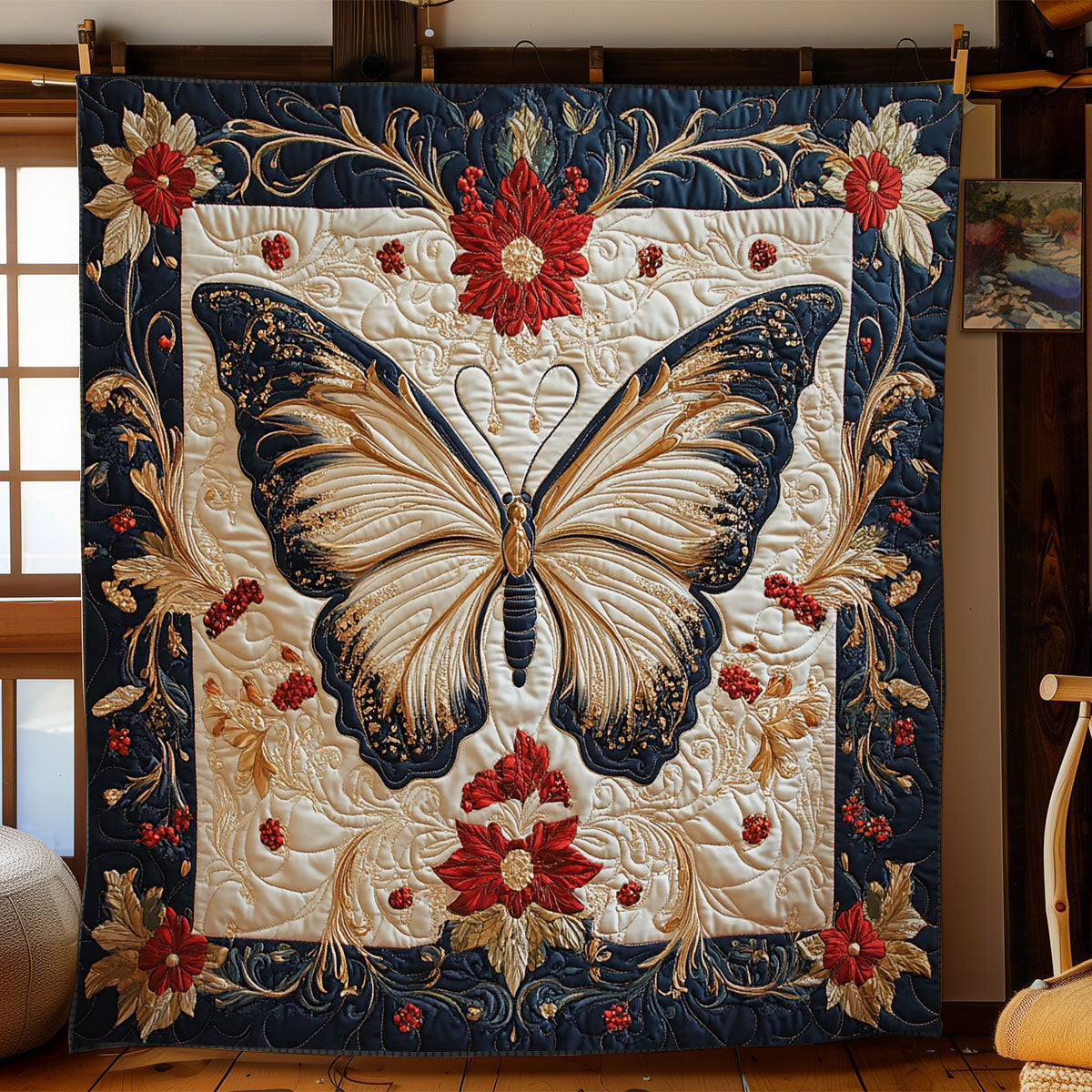 Butterfly WY0201028CL Quilt Blanket