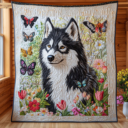 Floral Fur Majesty CP1208078CL Quilt Blanket