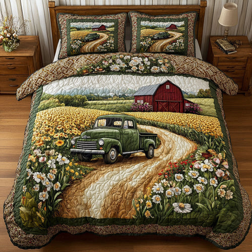 Truck In Village WY0602056CL Duvet Cover Set