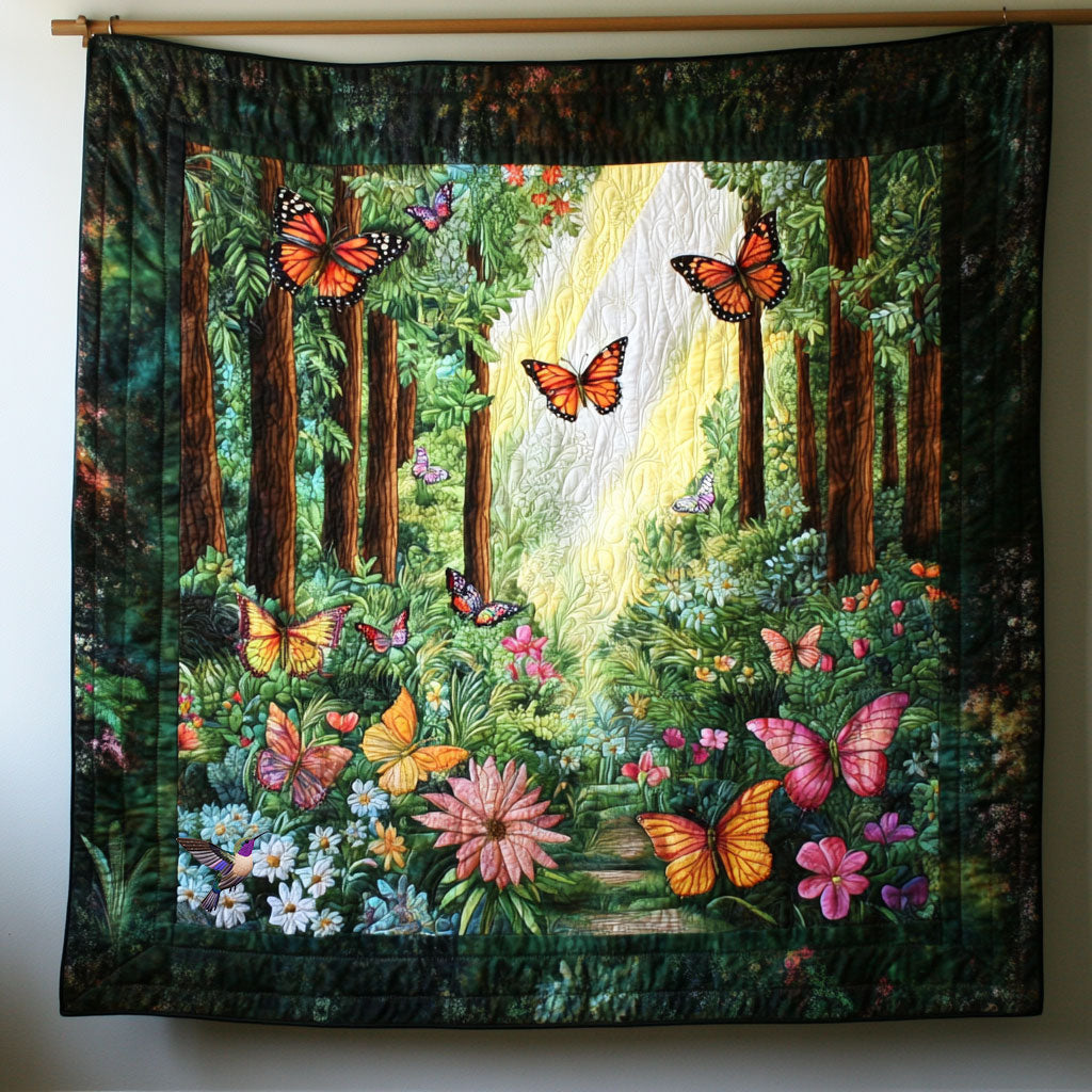 Butterfly Forest WY1811019CL Quilt Blanket