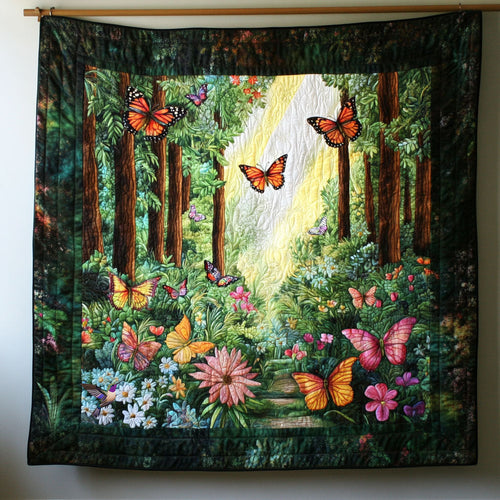 Butterfly Forest WY1811019CL Quilt Blanket