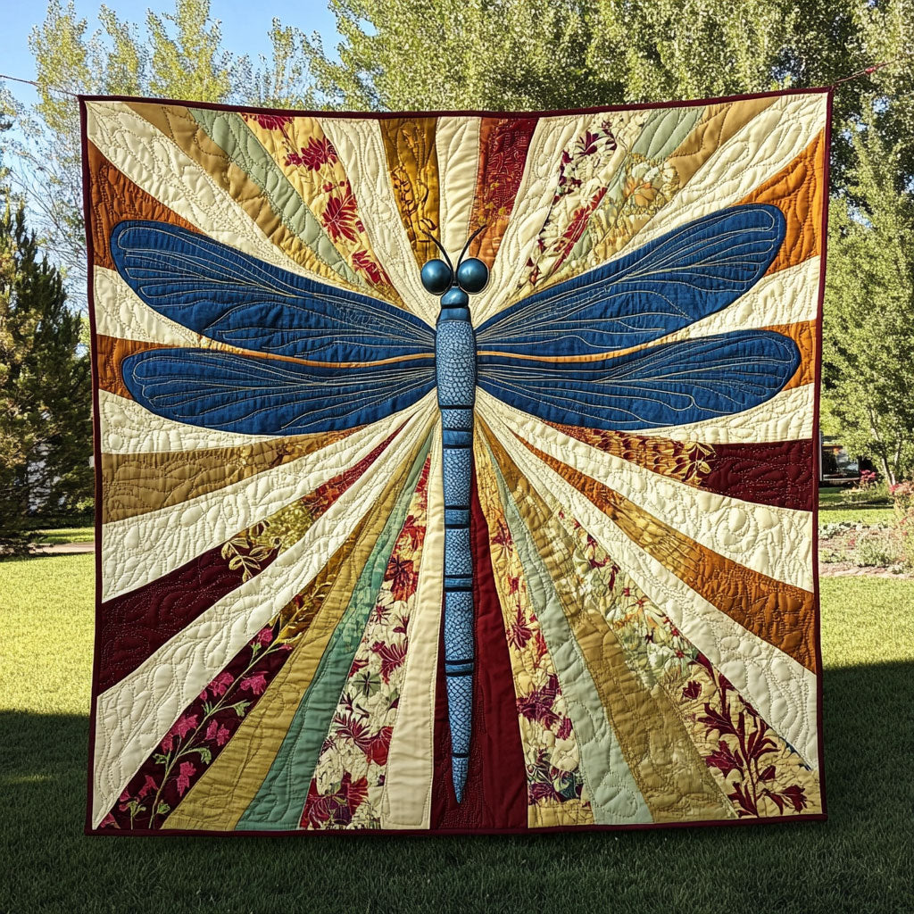 Dragonfly Light CW0609033CL Quilt Blanket