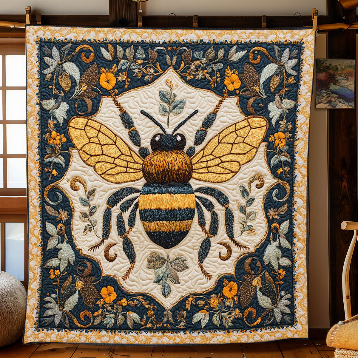 Queen Bee WJ2301027CL Quilt Blanket