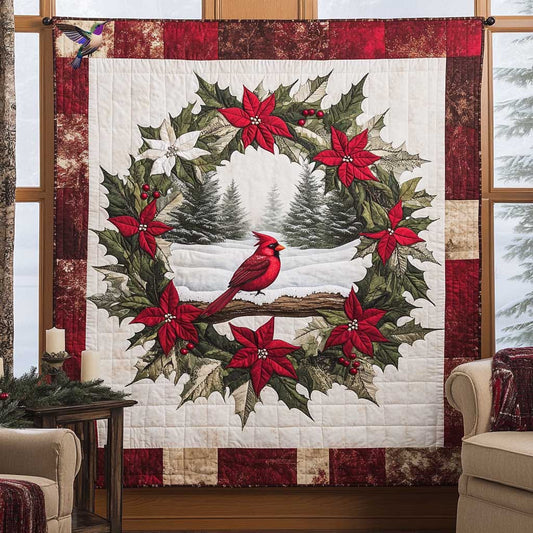 Holiday Cardinals WN0611009CL Quilt Blanket