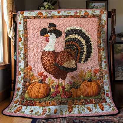 Western Turkey Feast WN0801031CL Quilt Blanket
