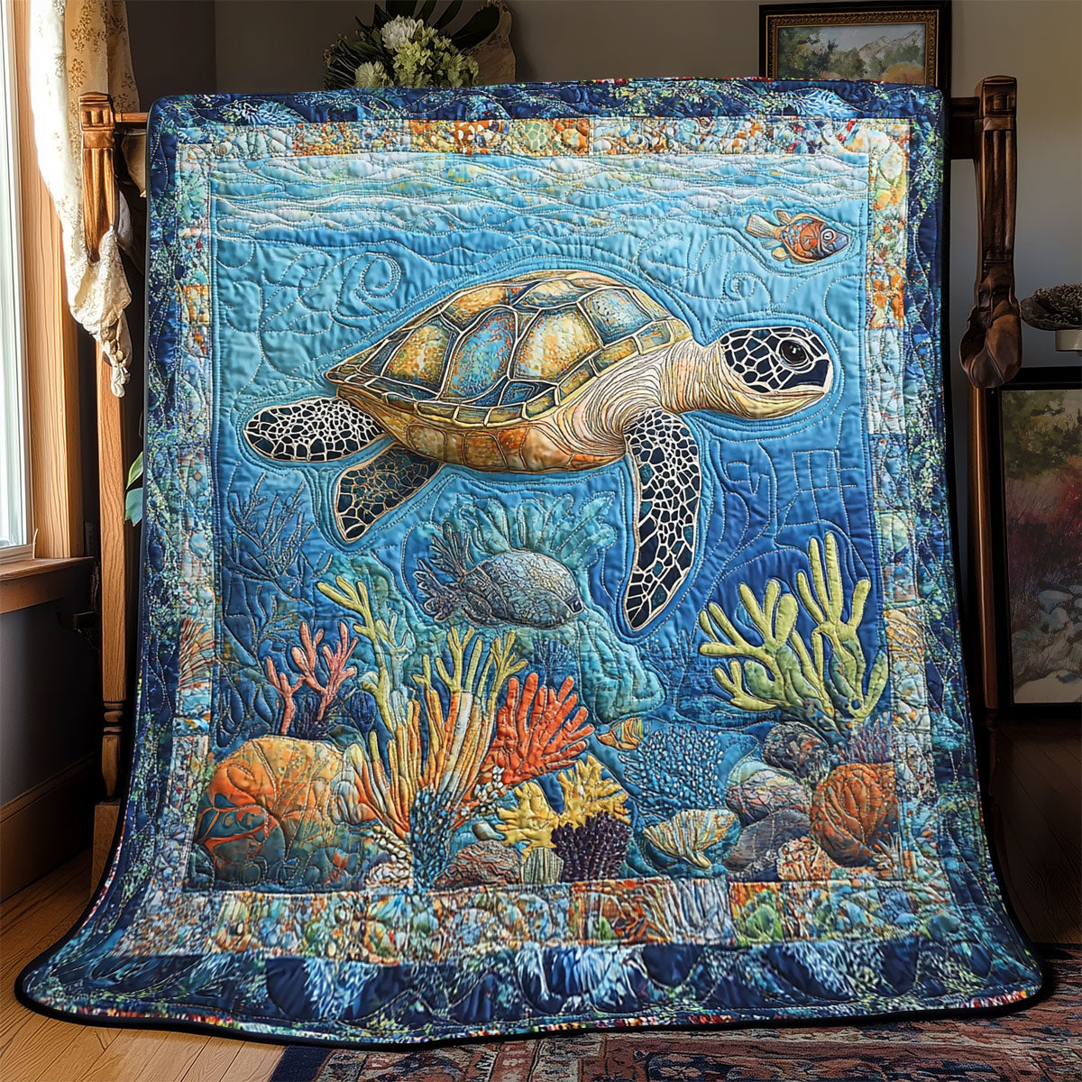 Turtle WX0801038CL Quilt Blanket